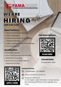 JAWATAN KERJA FAMACORP